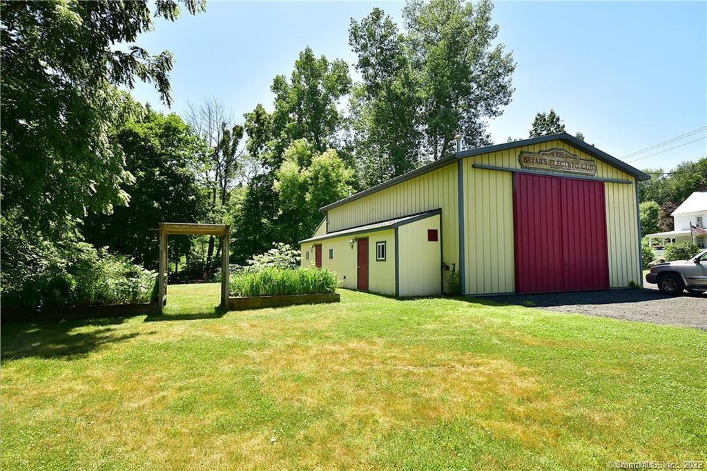 Need space- we got it. Could be used for so many things. this building has its own utilities and driveway. Has oil heat and a wood stove for heat. With a new poured cement floor.