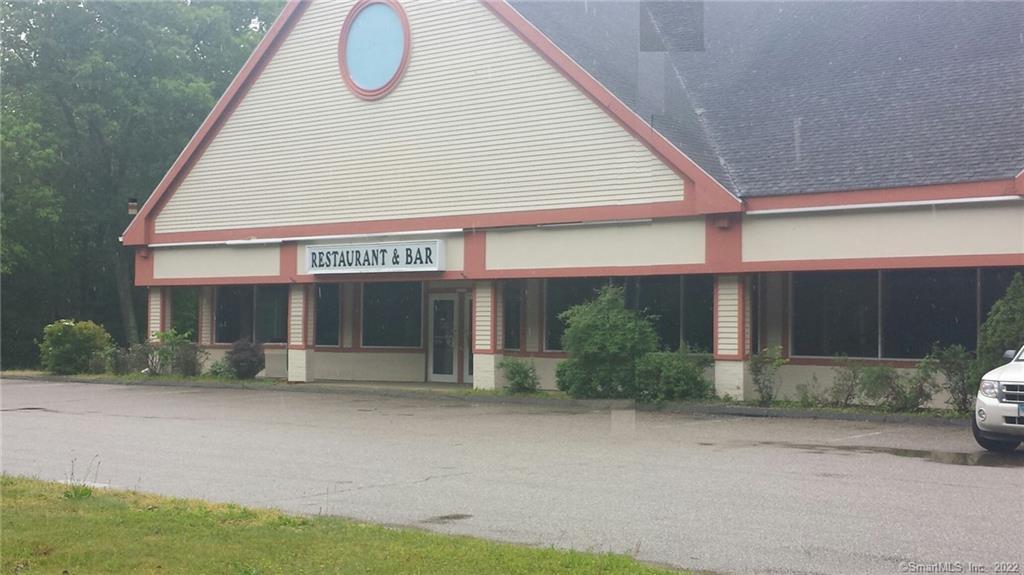 Former restaurant/bar space now available for lease, located on Route 74 close to Route 44 intersection. 3, 000sf available. Needs work and willing to work out terms. Built 1989 with approx. 100 parking spaces and about 600' road frontage. 4, 600 Daily average traffic count. Located about 6 miles to UConn Storrs campus. Currently has a well and septic. Heating fuel is propane. For Lease @ $3, 000/ NNN. Building is also possibly available for sale. Owner/Agent.PERMITTED USES:Retail, Restaurant, Food + beverage stores for sale of groceries  not including sale of liquor, Banking, Personal service, Fitness/Dance facilities, Professional Office, Day Care CenterBY SPECIAL PERMIT:Outdoor cafes in association with a restaurant, Liquor stores, Walk-In Clinics and Medical Laboratories, Veterinary Clinic