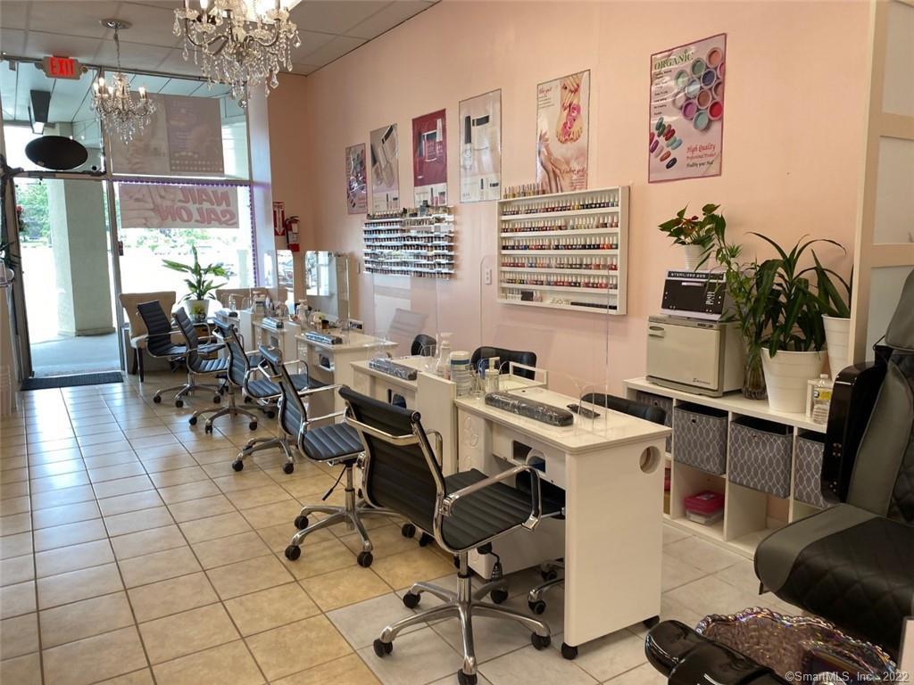 In the heart of downtown this thriving nail business is located in a plaza with national tenants like TJ Max and Staples. This turn key salon includes all supplies needed, multiple nail tables and chairs, massage chair, waxing station and multiple pedicure chairs with foot sinks. This location benefits from the revitalization of down town, close to restaurants, the Warner theater, and easy access to major routes. (Business for sale only.)