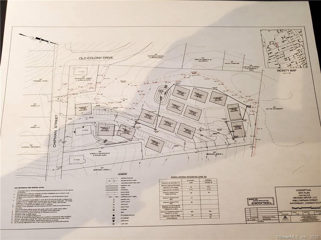 A feasibility study is completed, surveys, topo's, wetland set backs marked, and the plan has been presented to town officials. When unoffical meeting to get feed back a very good response for possible approvals was promising. The Property set up meets town requirements with no variances that should be needed It meets town regulations for PUD or single free standing one family condo complex. Sellers are very open to working with developer or project manager, that wants a partial buy in or sellers will sell out completely for asking price and retain the 2 family on this land. Since they live in NY they need a local experienced builder to partner or build out project. Many ways to structure this transaction. Sellers want offers great opportunity now or later.