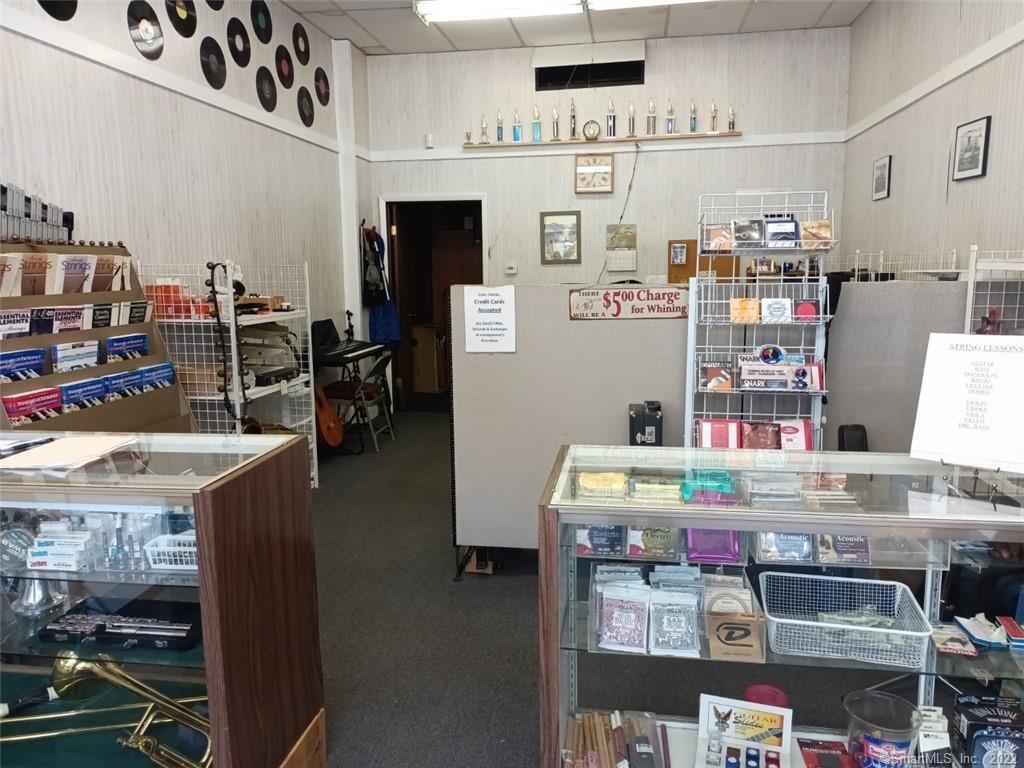 Very well established music store (over 40 years) located on beautiful Main Street in Bristol includes all inventory and equipment. There are spaces for music lessons with 4 teachers that would like to stay on.