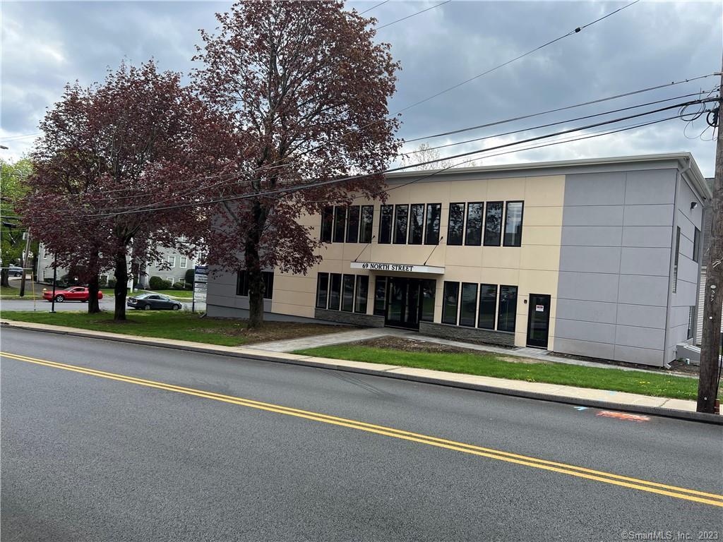 Must see completely remodeled first floor office Building is completed remodeled with excellent exposure on North Street. Building is on the corner with traffic light.