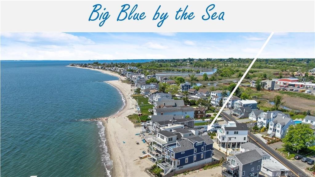 HANDS DOWN, BUILT W/INTEGRITY* MASTERFULLY CRAFTED * EXCEEDING COMPLIANT STANDARDS ON FAIRFIELD BEACH. BIG BLUE BY THE SEA. FULLY FEMA COMPLIANT! Offering a fanatical 180-degree view of Long Island Sound. HUGE INCOME PRODUCER * 9 MONTH RENTAL Sept-May 23/24 is 135K & Sept-May 24/25 is 180K. Summer Season June-August $60, 000 Beautifully built 5 BD, 4 BTH, BONUS top-floor loft w/ breathtaking views from the rooftop deck! A rundown on this home includes: an irrigation system, radiant heat on the 1st floor, Helical pile concrete footings, Hardie board exterior that resists rotting, cracking, and warping, Azek trim, quality grade Anderson Series 400 windows, detailed millwork and finishes throughout, Mahogany & Composite decking, and high-efficiency mechanicals all built to FEMA codes. Three (3) outdoor spaces including a main area deck off the living room, a mezzanine-style balcony off the primary bedroom, and a rooftop deck! A castle-like structure built to absorb every inch of Long Island Sound. Front-to-back 6-car garage with convenient access to the sand. The primary bedroom suite has unparalleled views, on a clear day you can see to Manhattan. Spa-like bathrooms, a separate soak-in tub, and tiled bathrooms. One of the best on The Gold Coast!