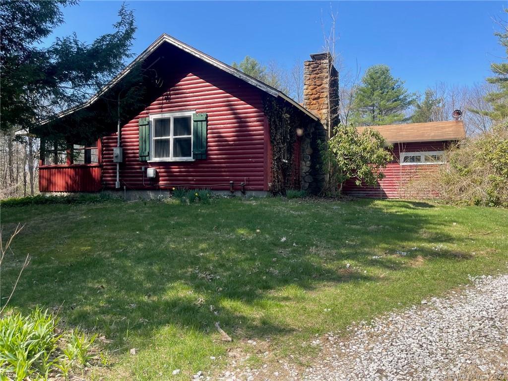 Come check out this beautiful open floor plan Adirondack style home. Mature fruit trees bear apples and pears. Bring your horses or animals to the huge 25x36 foot barn. This property has 33 acres of mostly woodlands with several outbuildings. The house boasts 2 bedrooms, a large heated sunroom and a gorgeous stone fireplace.