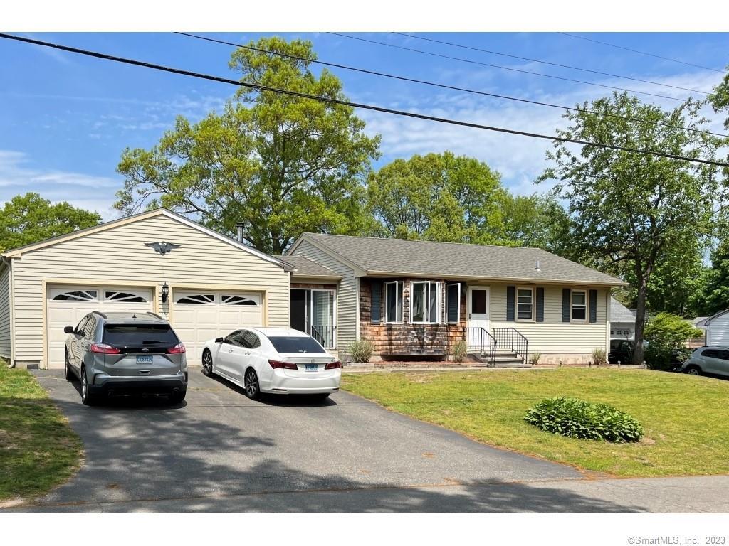 Nicely updated 3 bedroom ranch with attached 2 car garage in quiet neighborhood just a short distance to marinas and the CT river. New roof put on this year. Breezeway has wood stove that will have you in your beachwear all season!