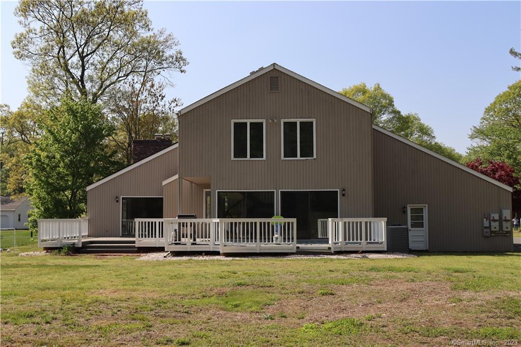 Welcome home! Come take a look & fall in love. Rare flat Glastonbury lot is a dream come true. New roof completed in 2016 w/ money-saving solar panels. Fresh exterior paint completed in 2021. Head inside to the airy, open-concept contemporary flooded w/ natural light. New floors, recessed lighting, fresh paint, large mudroom &amp; many 2022 updates throughout the house. Relax in the master suite with its massive, custom-built closet, fully remodeled bathroom & private balcony. Two bedrooms & a full bathroom in their own private wing are ready to be updated to your liking. Storage space galore with a 1, 280 sq ft basement, roomy closets, a large second-level storage room & attic. The fourth bedroom is downstairs & can easily be tailored to fit your needs. Great as an office or guest room! The heart of the home is the kitchen, you'll love the stylish appliances, huge walk-in pantry & sunlit dinette. You will feel right at home in this close-knit neighborhood. Welcome to Eastbury Hill.