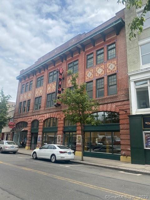 Modern, creative office with open spacesIn the heart of revitalized downtown Bridgeport in Bijou Square, 4, 486 sq ft of commercial/ professional office space available. Situated directly above the Bijou Theater, this unique third level balcony space overlooks the offices of Antinozzi Architects and creates a great open-office atmosphere for professional or non-profit office type use. Two private offices and open-campus adjustable perimeter space with plenty of light and downtown street views. Stair and elevator access provided with designated covered garage parking available directly across street. Walking distance to Metro North. Proximate to I-95, Route 25 and ferry to Long Island. Must be seen to be appreciated!