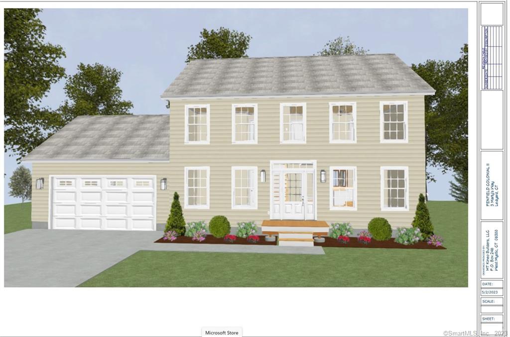 Similar to be built! Build your dream home in beautiful Ledyard, CT. This home will have all the modern design elements you are looking for! This 4-bedroom colonial will feature a custom kitchen with a gorgeous center island. The kitchen opens to a large family room. First floor has an office/bedroom too! There are lovely hardwood floors throughout the first level and tile in the bathrooms. Upstairs you'll find a large primary bedroom with a bath en suite and large walk-in closet. There are two additional bedrooms are on this level! The package price includes carpet in the bedrooms and tile in the baths. While this home is being built buyers can obtain a construction mortgage with as little as 5% down. Ask about local financing opportunities and take advantage of locking a rate now. Buyers can pick their siding, paint colors, carpets, cabinets, tile flooring and even their granite countertops. The builder has more than 22 years of experience designing and building the highest quality homes. Price includes paved driveway, attached 2-car garage & central air conditioning. Several of the area's largest employers are only minutes away including Electric Boat, Subbase, Pfizer, Mohegan Sun & Foxwoods. Other plans & lots are available. There are several homes under construction nearby (sold) that you can visit in person. Homes built by Mt. Kineo Builders, LLC. Neighborhood abuts open space/hiking trails too!