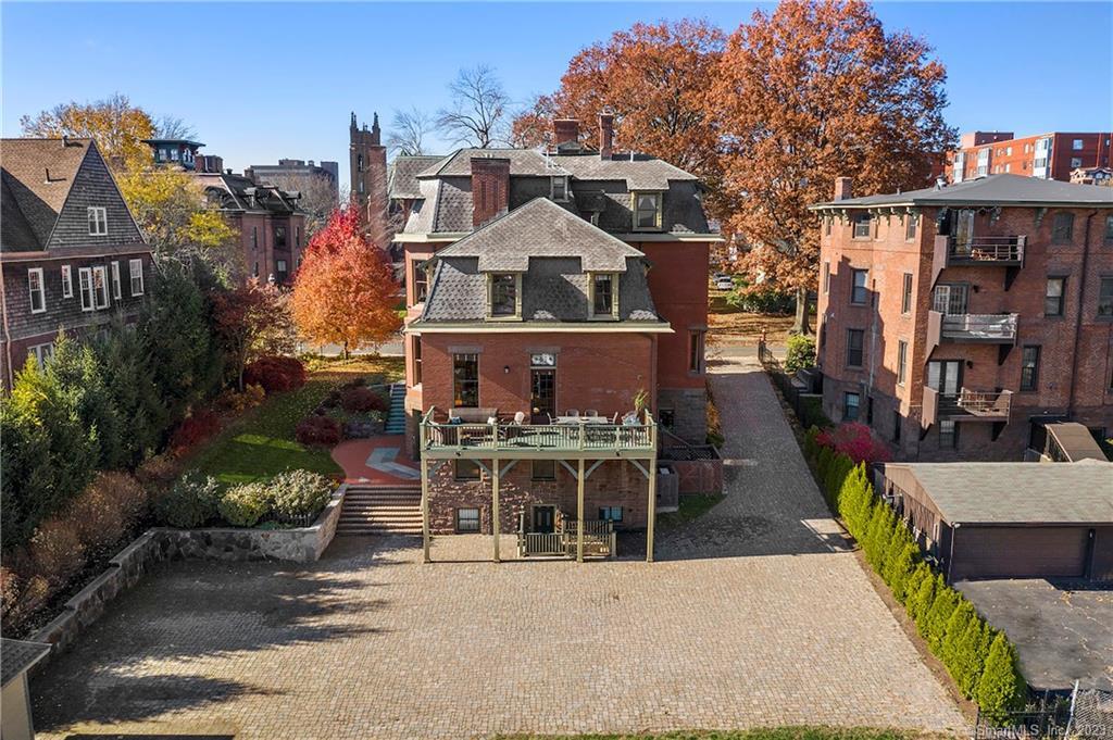 Fabulous rental on lower level of 5 story historically significant Victorian home. Private entrance, off street parking and heat included. The front room comes with an elegant custom murphy bed! Exposed brick arch leads into the small, but fully-equipped custom kitchen. The back room is unique with original stonework. A beautiful bathroom and in-unit laundry complete this amazing apartment!