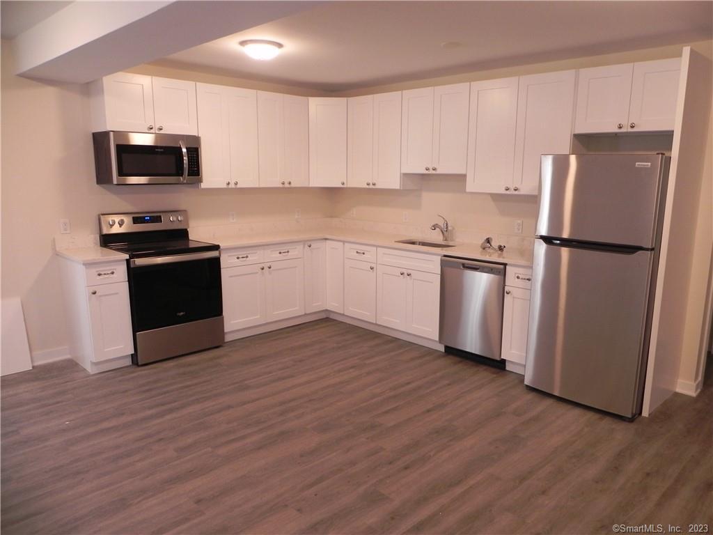 Location, Location, Location. Less than a quarter mile walk to East Norwalk Train Station, less than a 1/2 mile walk to waterfront restaurants and activities. Easy on/ easy off I-95, minutes from all shopping needs. A Brand New Fully updated 1 bedroom apartment, open floor plan, air conditioning, off street parking, all this plus a washer/dryer in the unit. First floor unit, no stairs.