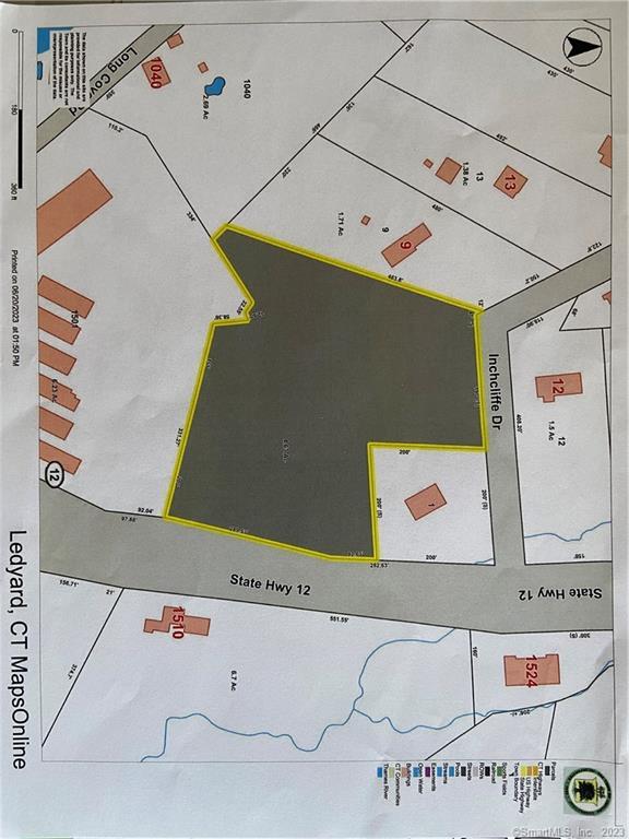 Commercial Industrial Park District. It is compatible for commercial and industrial park uses. This property is 4.63 acres that sits directly between Groton and Gales Ferry on a busy state road. Just north of the property is McDonalds, Ocean State Job Lot, Dollar General, Dunkin Donuts, various restaurants, Orchard, winery and not to mention Foxwoods & Mohegan Sun casinos. Just south of the property on way to groton, the submarine capital of the world, you have the naval submarine base, plenty more restaurants, grocery stores, Kohls, Walmart, car dealerships, schools, Electric Boat / General Dynamics, as well as beaches. A short distance further is the historic town of Mystic, which has the mystic seaport, mystic village, the aquarium and plenty of restaurants and tourist attractions. Just over the bridge are The Coast Guard Academy and new state of the art heavy lift terminal, The State Pier. This new site will be the hub to build the offshore windfarms, REVOLUTION WIND & SUNRISE WIND in a joint venture by Orsted & Eversource. (revolution-wind.com). The impact alone of this project will significantly enhance the southeastern CT economy by adding over 400+ jobs! ** Traffic Count 13, 600+**