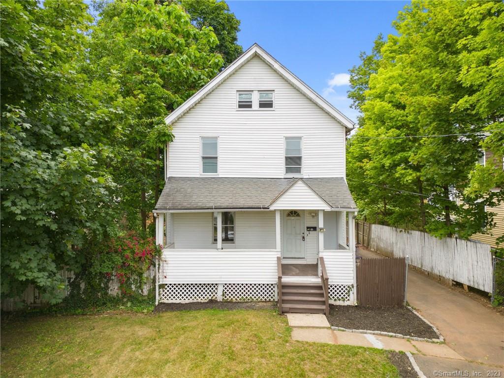 Updated and modernized single family situated in the heart of West Hartford - Master Suite in finished attic consists of 2 rooms with full bath with shower with glass surround; 2nd level consists of 3 Bedrooms with full bath - Main Living level consists of Living Room, Dining Room & Eat Kitchen with suite of new stainless steel appliances, together with full bath:  New Kitchen Cabinetry, Appliances & Bath Fixtures, & Hot Water heater. Large Lot for recreation, off street parking, Plenty of room for detached garages, decks or patio.Easy Access to I-84,